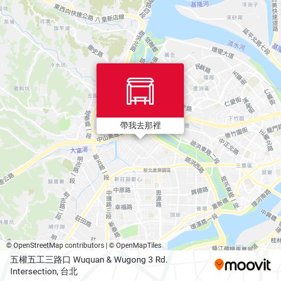五權五工三路口 Wuquan & Wugong 3 Rd. Intersection地圖