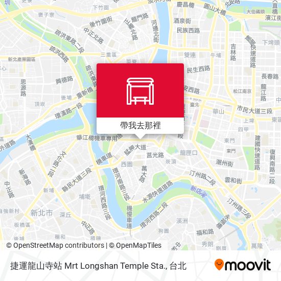 捷運龍山寺站 Mrt Longshan Temple Sta.地圖