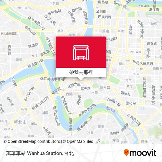 萬華車站 Wanhua Station地圖