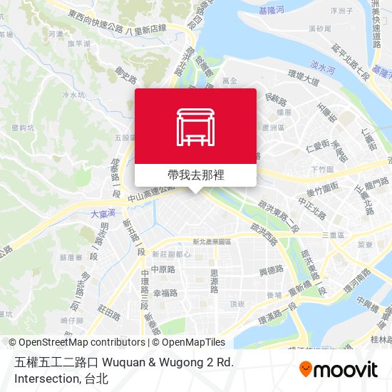 五權五工二路口 Wuquan & Wugong 2 Rd. Intersection地圖