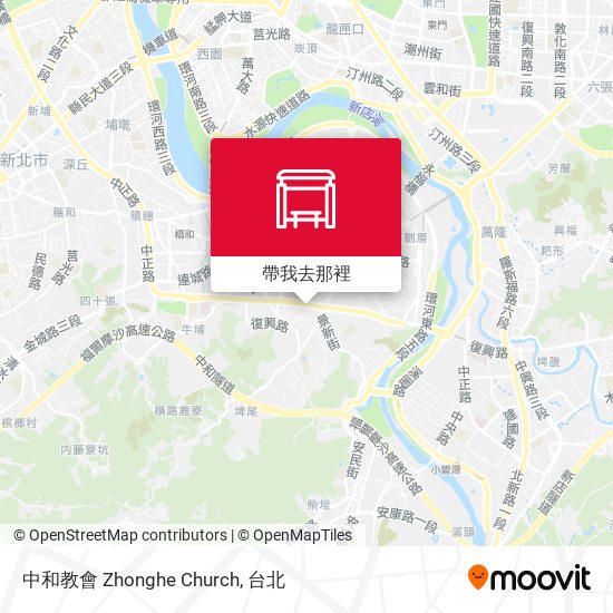中和教會 Zhonghe Church地圖