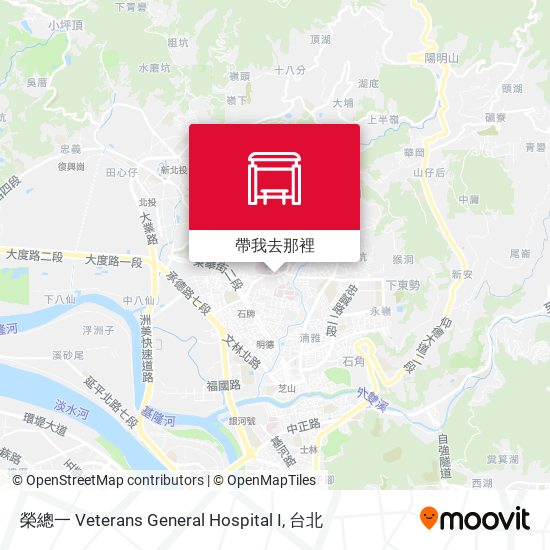 榮總一 Veterans General Hospital I地圖