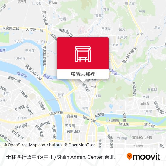 士林區行政中心(中正) Shilin Admin. Center地圖