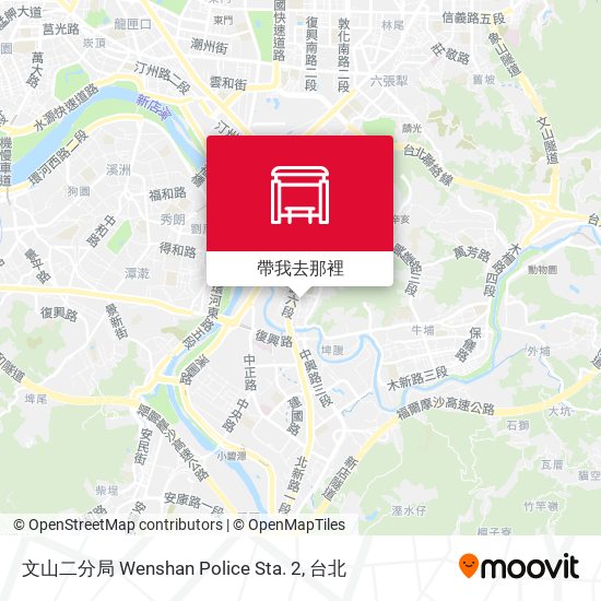 文山二分局 Wenshan Police Sta. 2地圖