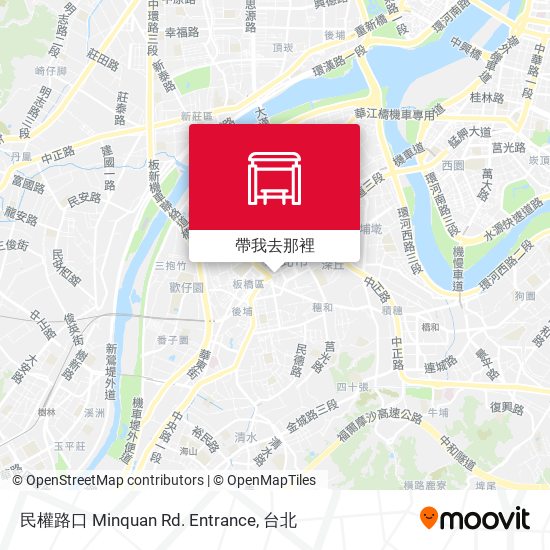 民權路口 Minquan Rd. Entrance地圖