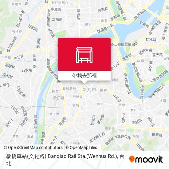 板橋車站(文化路) Banqiao Rail Sta.(Wenhua Rd.)地圖
