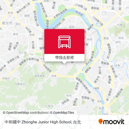 中和國中 Zhonghe Junior High School地圖