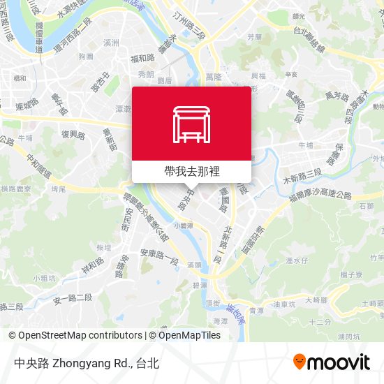 中央路 Zhongyang Rd.地圖