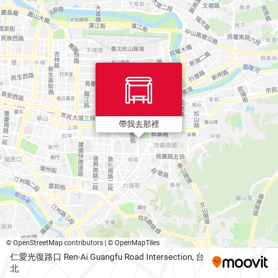 仁愛光復路口 Ren-Ai Guangfu Road Intersection地圖
