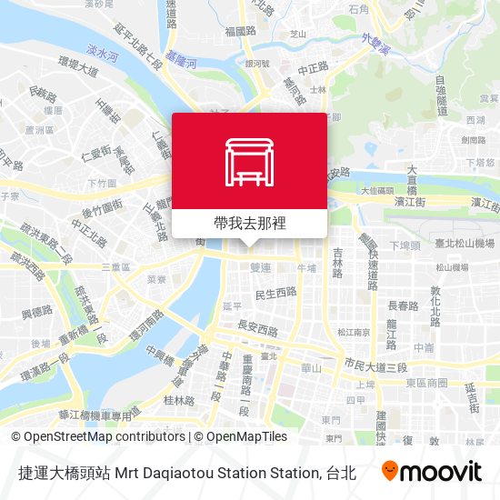 捷運大橋頭站 Mrt Daqiaotou Station Station地圖