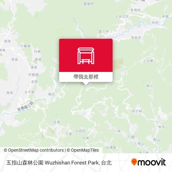 五指山森林公園 Wuzhishan Forest Park地圖