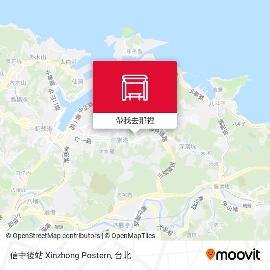 信中後站 Xinzhong Postern地圖