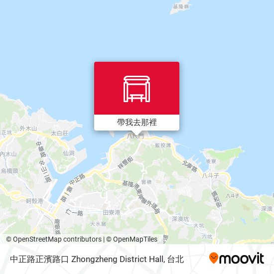中正路正濱路口 Zhongzheng District Hall地圖