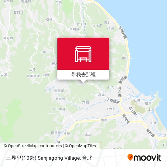 三界里(10鄰) Sanjiegong Village地圖