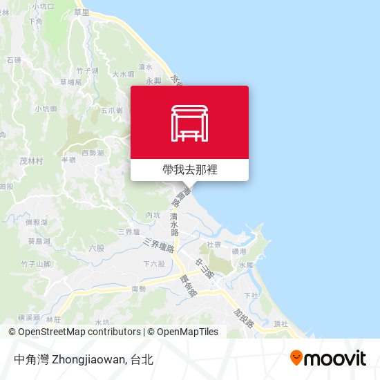 中角灣 Zhongjiaowan地圖