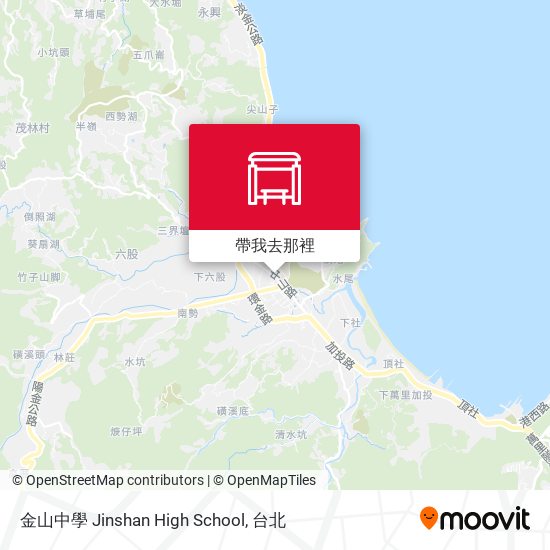 金山中學 Jinshan High School地圖