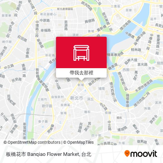 板橋花市 Banqiao Flower Market地圖