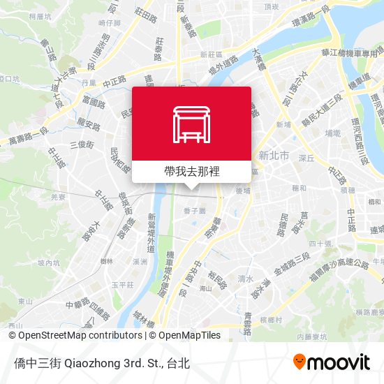 僑中三街 Qiaozhong 3rd. St.地圖