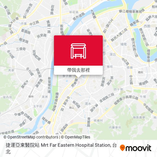 捷運亞東醫院站 Mrt Far Eastern Hospital Station地圖