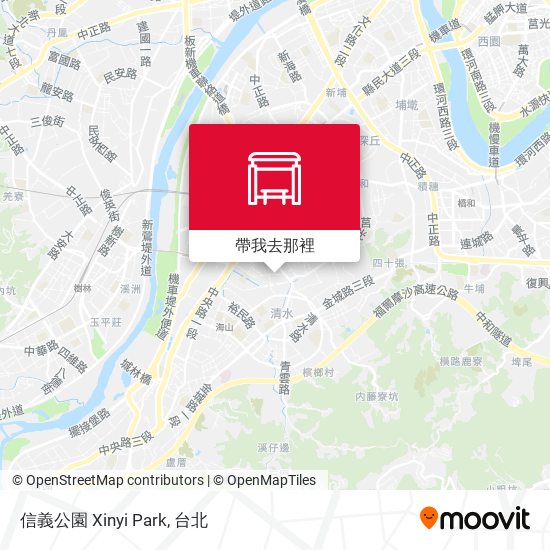 信義公園 Xinyi Park地圖