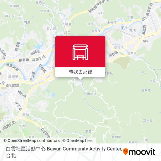 白雲社區活動中心 Baiyun Community Activity Center地圖