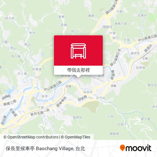 保長里候車亭 Baochang Village地圖