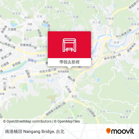 南港橋頭 Nangang Bridge地圖