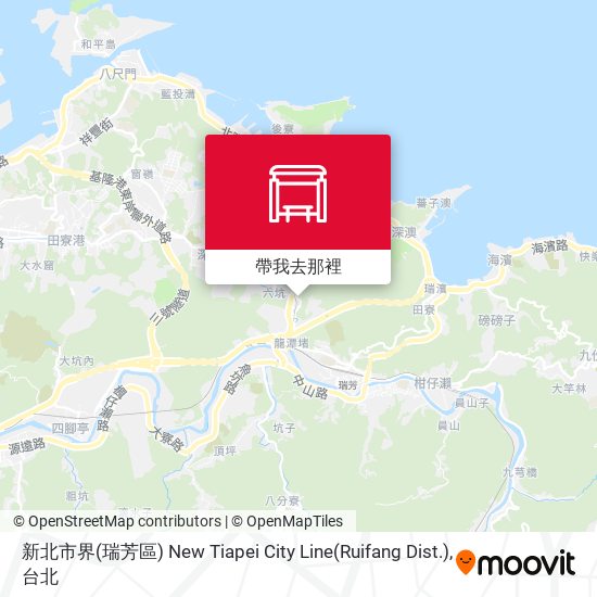 新北市界(瑞芳區) New Tiapei City Line(Ruifang Dist.)地圖