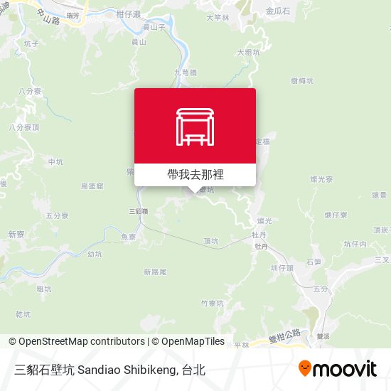 三貂石壁坑 Sandiao Shibikeng地圖