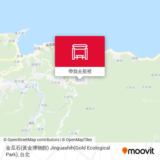 金瓜石(黃金博物館) Jinguashih(Gold Ecological Park)地圖
