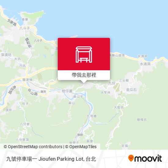 九號停車場一 Jioufen Parking Lot地圖