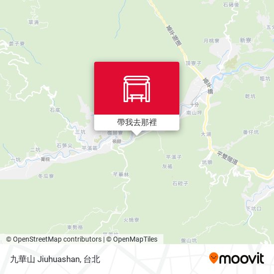 九華山 Jiuhuashan地圖