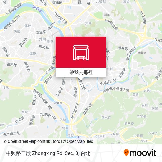 中興路三段 Zhongxing Rd. Sec. 3地圖