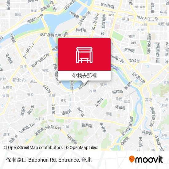 保順路口 Baoshun Rd. Entrance地圖