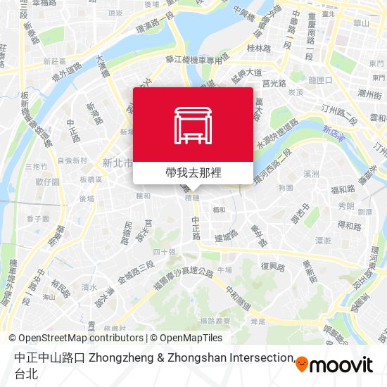 中正中山路口 Zhongzheng & Zhongshan Intersection地圖