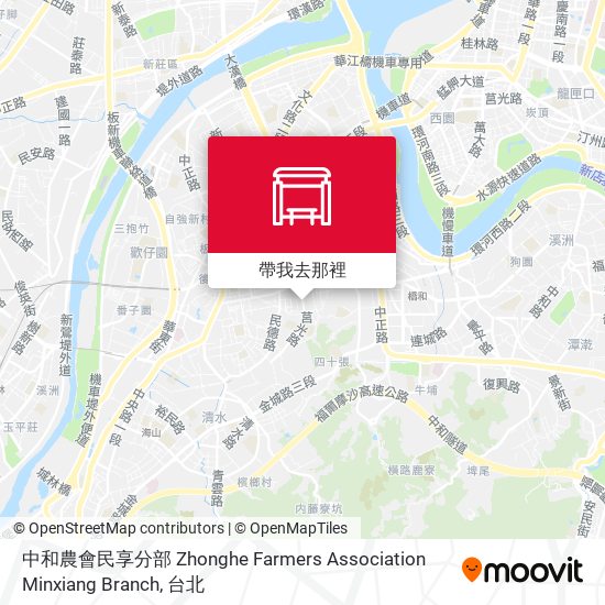 中和農會民享分部 Zhonghe Farmers Association Minxiang Branch地圖