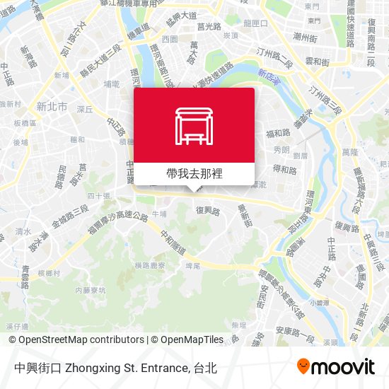 中興街口 Zhongxing St. Entrance地圖