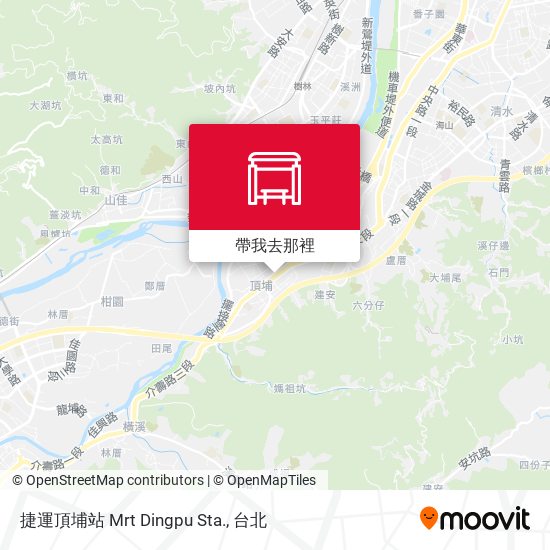 捷運頂埔站 Mrt Dingpu Sta.地圖