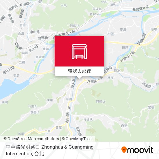 中華路光明路口 Zhonghua & Guangming Intersection地圖