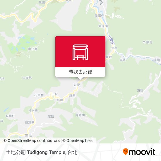 土地公廟 Tudigong Temple地圖