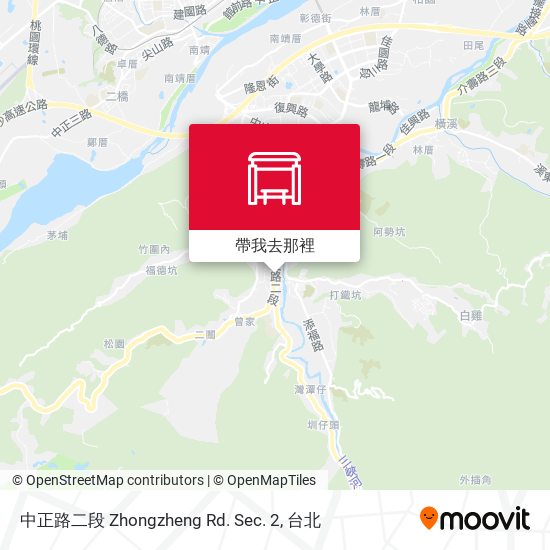 中正路二段 Zhongzheng Rd. Sec. 2地圖