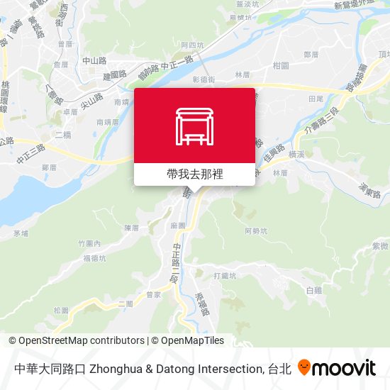 中華大同路口 Zhonghua & Datong Intersection地圖