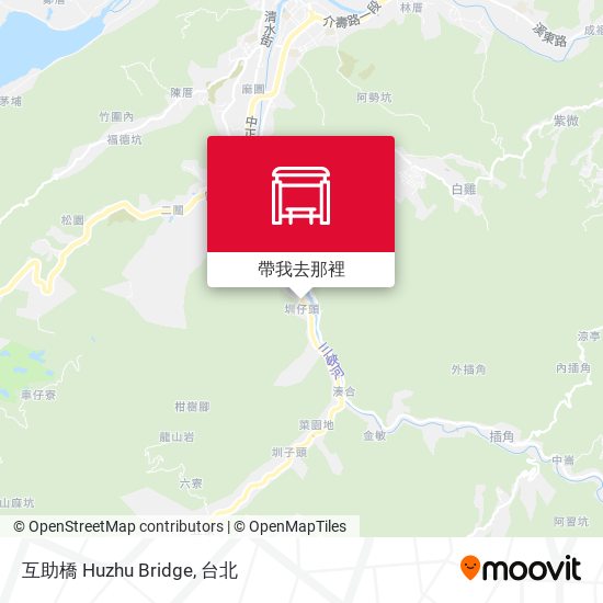 互助橋 Huzhu Bridge地圖