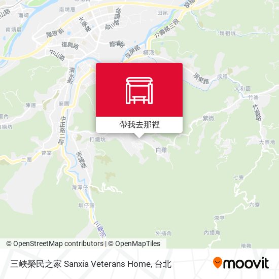 三峽榮民之家 Sanxia Veterans Home地圖