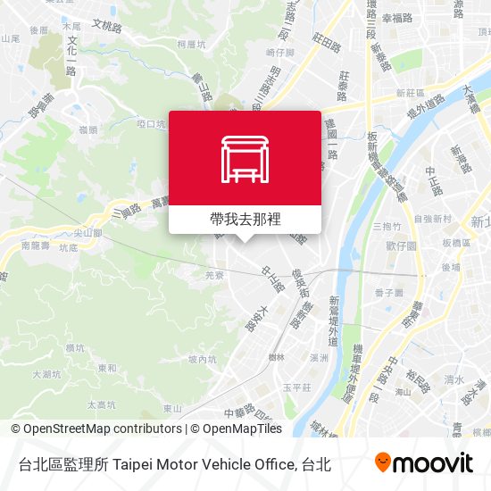 台北區監理所 Taipei Motor Vehicle Office地圖