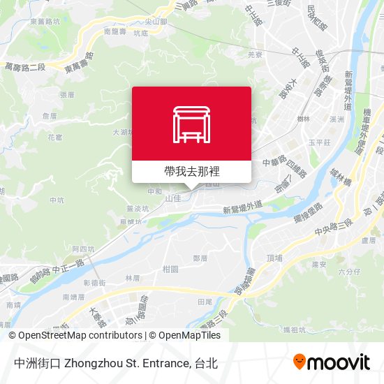 中洲街口 Zhongzhou St. Entrance地圖