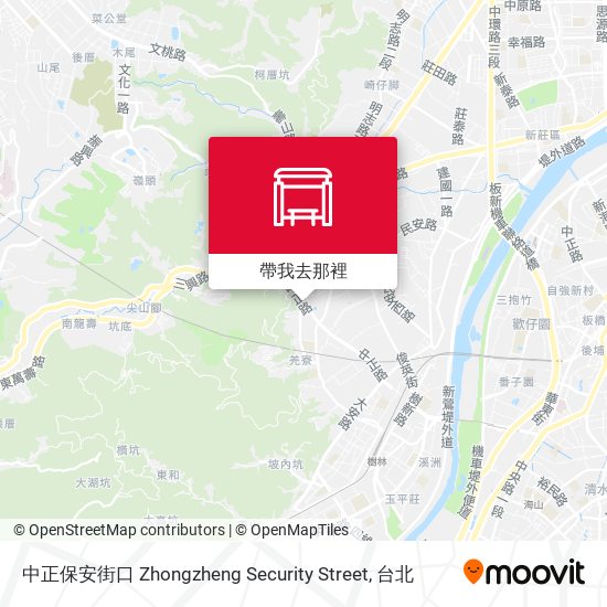 中正保安街口 Zhongzheng Security Street地圖