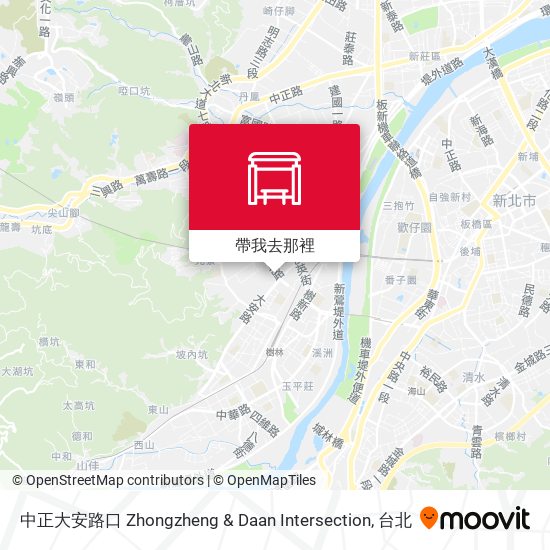 中正大安路口 Zhongzheng & Daan Intersection地圖