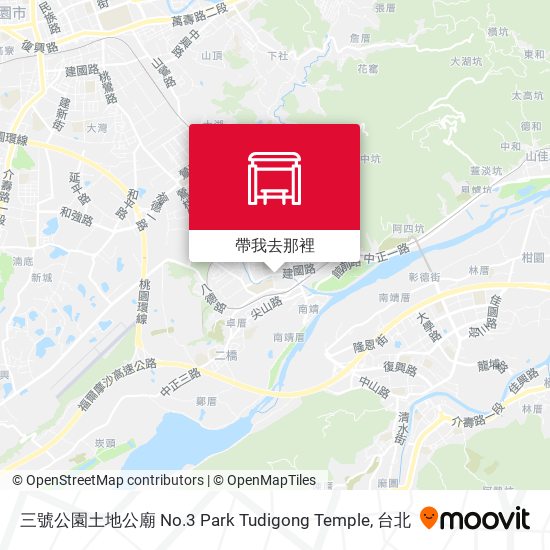 三號公園土地公廟 No.3 Park Tudigong Temple地圖