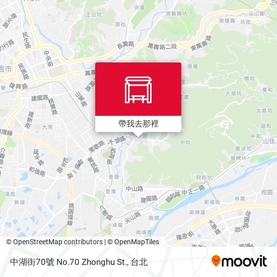 中湖街70號 No.70 Zhonghu St.地圖